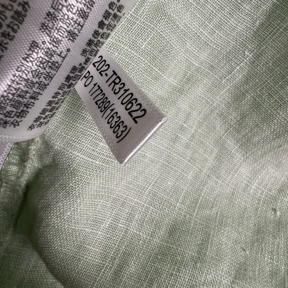 Tommy Bahama Shirt Mens XL Green Linen Beach Summer Island Hawaiian - Picture 10 of 13